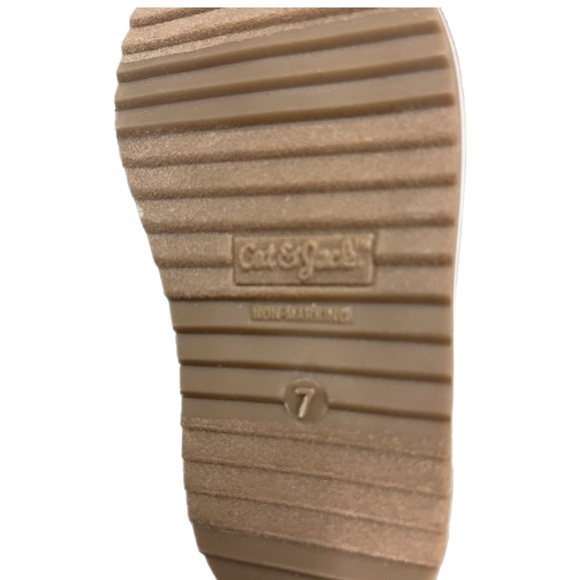 Cat & Jack Isla Toddler Girls Faux-Fur Suede Shooting Star Boots - Picture 4 of 5